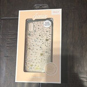 Sonix iPhone X clear star case NEW
